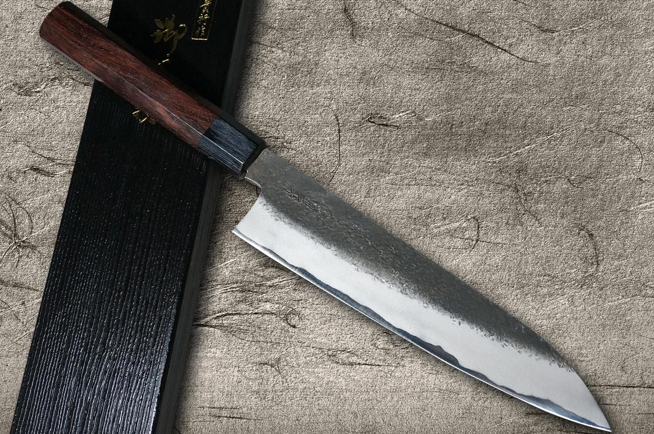 Takayuki Iwai Aogami Super Clad Kurouchi RS Japanese Chef’s Gyuto Knife 210mm